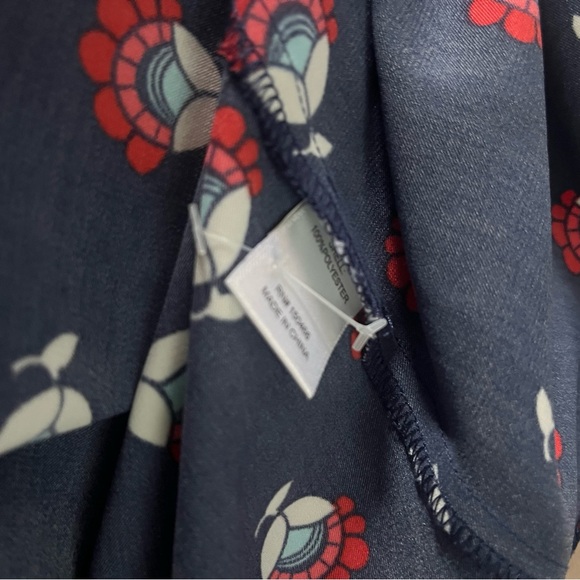 41 Hawthorn women’s Sleeveless Blouse red white blue size medium - Picture 6 of 8